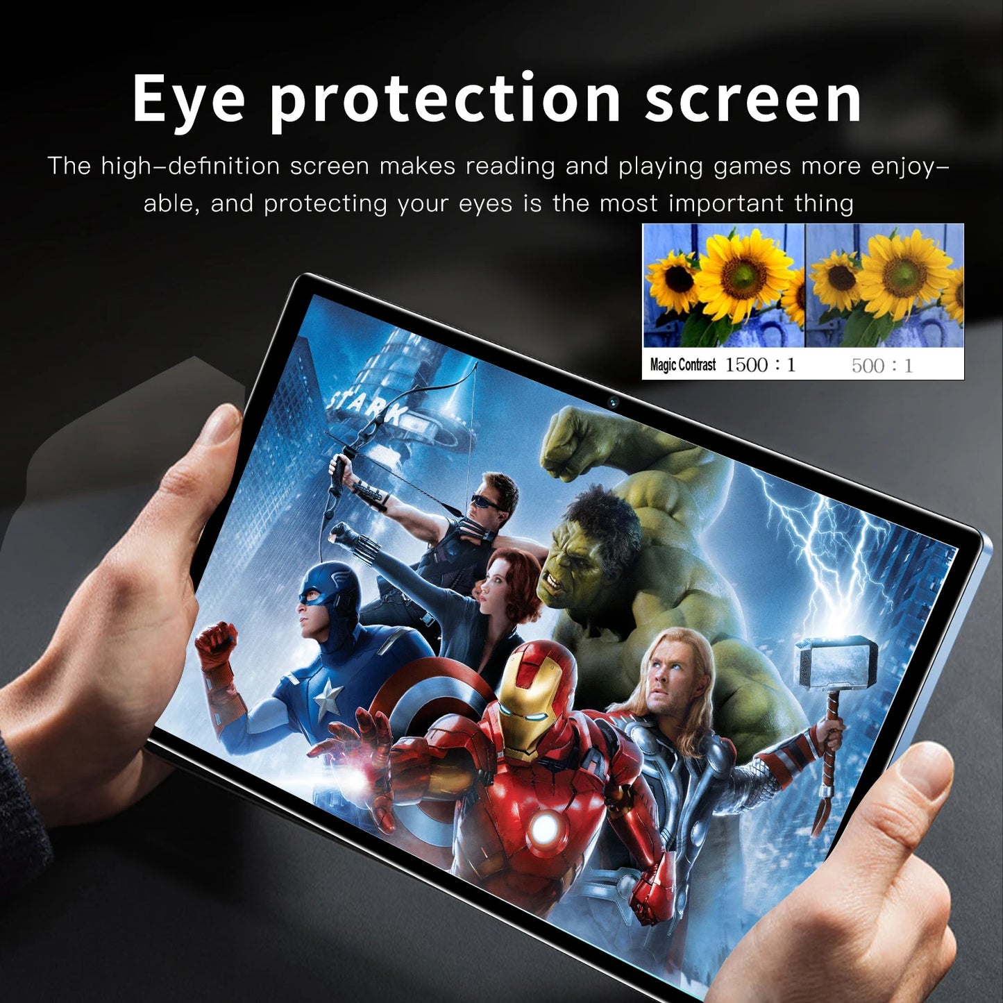Tablette Sauenaneo 10,1'' / Octa-core / 4Gb Ram / 64Gb Rom / Google Play Android / Dual Camera / Batterie 11500Mah