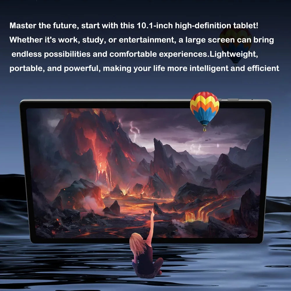 Tablette Sauenaneo 10,1'' / Octa-core / 4Gb Ram / 64Gb Rom / Google Play Android / Dual Camera / Batterie 11500Mah