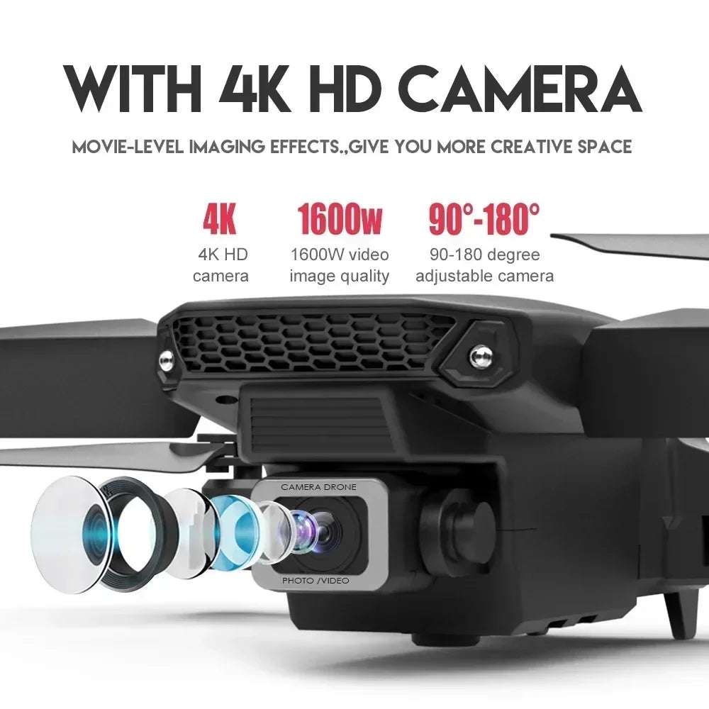Drone 4K/1080P/ Double camera HD Camera/Pliable Hélicoptère WIFI FPV