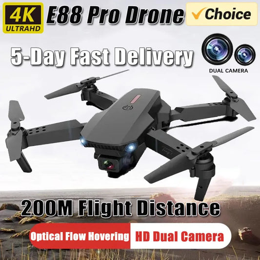 Drone 4K/1080P/  Double camera HD Camera/Pliable Hélicoptère WIFI FPV