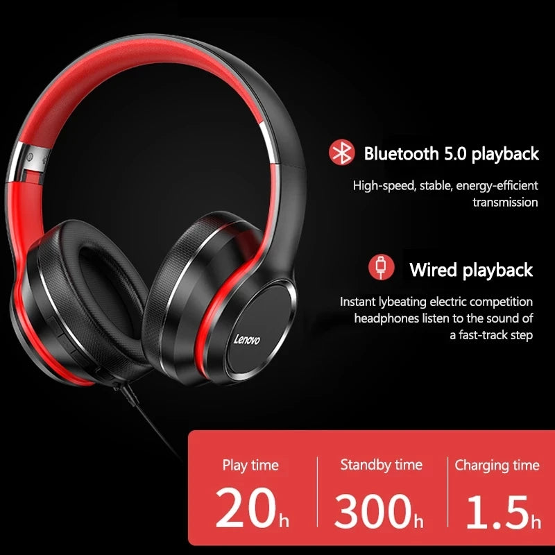 Lenovo HD200 Wireless Casque audio Bluetooth